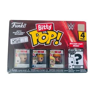 FUNKO Bitty Pop! (4) WWE Rhodes Lawler  Steamboat Mystery NEW IN BOX